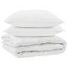 Duvet toutes saisons avec oreiller 3 pcs Blanc Microfibre 568774568774