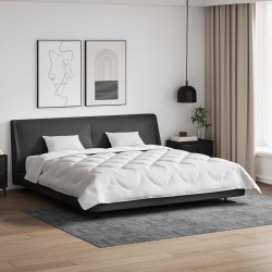 Duvet toutes saisons avec oreiller 3 pcs Blanc Microfibre 568782568782