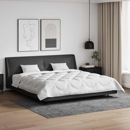 Duvet toutes saisons avec oreiller 3 pcs Blanc Microfibre 568784568784