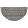 Table de jardin Gris 100x50x75 cm Résine tressée 568795568795