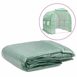Couverture de remplacement de serre (4 m²) 200x200x200 cm Vert 568807568807