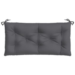 Coussin de banc de jardin anthracite 110x50x7 cm tissu oxford 568813568813