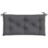 Coussin de banc de jardin anthracite 110x50x7 cm tissu oxford 568813568813