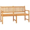 Banc de jardin 3 places avec table 150 cm bois de teck massif 568819568819