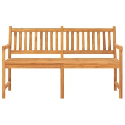 Banc de jardin 3 places avec table 150 cm bois de teck massif 568819568819