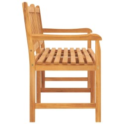 Banc de jardin 3 places avec table 150 cm bois de teck massif 568819568819
