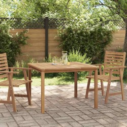 Table à dîner de jardin 110x110x77 cm Bois de teck solide 568820568820