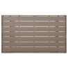 Table de jardin Gris 120x70x66 cm Résine tressée 568825568825