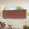 Auvent latéral rétractable de patio 117x600 cm Marron 568827568827