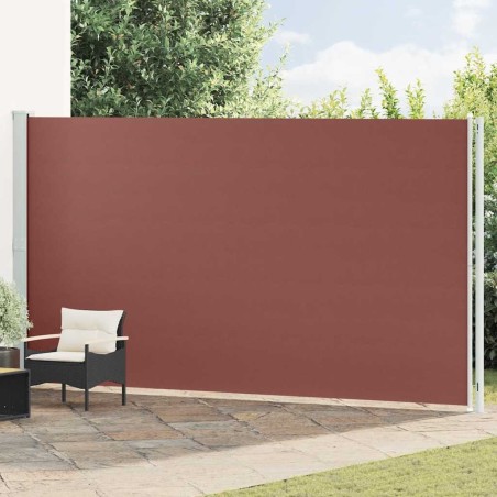 Auvent latéral rétractable de patio 220x600 cm Marron 568828568828