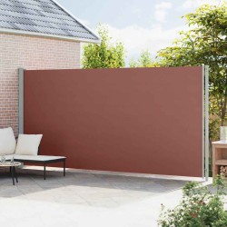 Auvent latéral rétractable de patio 220x600 cm Marron 568828568828