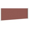 Auvent latéral rétractable de patio 220x600 cm Marron 568828568828
