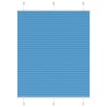 Store plissé bleu 105x100 cm largeur du tissu 104,4cm polyester 568830568830
