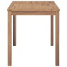 Table à dîner de jardin 120x70x77 cm Bois de teck solide 568831568831