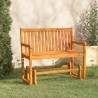 Balancelle de jardin 110 cm Bois d'acacia solide 568843568843