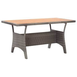 Table de jardin Gris 120x70x66 cm Bois d'acacia massif 568844568844