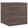 Boîte à coussins de jardin Résine tressée 100x97,5x104cm Marron 568848568848