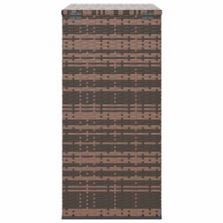 Boîte à coussins de jardin Résine tressée 100x49x103,5cm Marron 568849568849