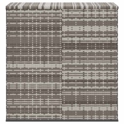 Boîte à coussins de jardin Résine tressée 100x49x103,5 cm Gris 568859568859
