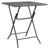 Table de jardin 60x60x72 cm Maille métallique Anthracite 568860568860