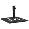 Socle de parasol Noir 47x47x33 cm Fonte 568862568862