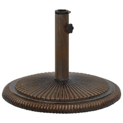 Socle de parasol Bronze 45x45x30 cm Fonte 568863568863