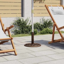 Socle de parasol Bronze 40x40x32 cm Fonte 568865568865