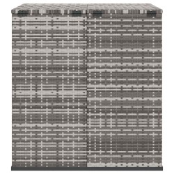 Boîte à coussins de jardin Résine tressée 100x97,5x104 cm Gris 568868568868