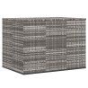 Boîte à coussins de jardin Résine tressée 145x100x103 cm Gris 568872568872