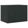 Boîte à coussins de jardin Résine tressée 145x100x103 cm Noir 568873568873