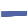 Auvent latéral rétractable de patio 117x600 cm Bleu 568875568875