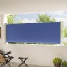 Auvent latéral rétractable de patio 117x600 cm Bleu 568875568875