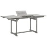 Table à dîner de jardin (120-170)x80x75 cm Bois d'acacia massif 568876568876