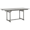 Table à dîner de jardin (120-170)x80x75 cm Bois d'acacia massif 568876568876
