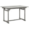 Table à dîner de jardin (120-170)x80x75 cm Bois d'acacia massif 568876568876