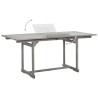 Table à dîner de jardin (120-170)x80x75 cm Bois d'acacia massif 568876568876
