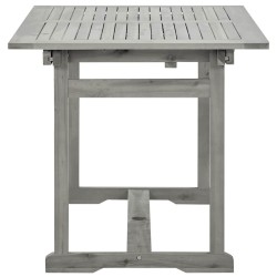 Table à dîner de jardin (120-170)x80x75 cm Bois d'acacia massif 568876568876