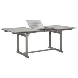 Table à dîner de jardin (150-200)x100x75cm Bois d'acacia massif 568877568877