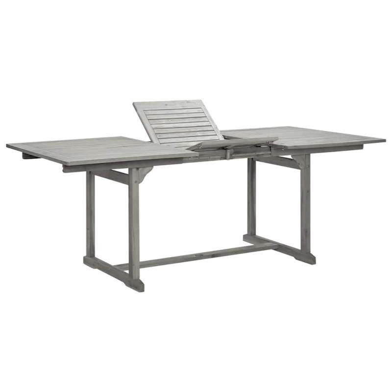 Table à dîner de jardin (150-200)x100x75cm Bois d'acacia massif 568877568877