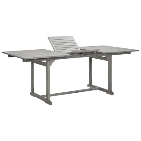 Table à dîner de jardin (150-200)x100x75cm Bois d'acacia massif 568877568877