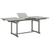 Table à dîner de jardin (150-200)x100x75cm Bois d'acacia massif 568877568877