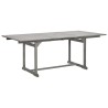 Table à dîner de jardin (150-200)x100x75cm Bois d'acacia massif 568877568877