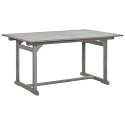 Table à dîner de jardin (150-200)x100x75cm Bois d'acacia massif 568877568877