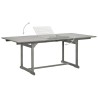 Table à dîner de jardin (150-200)x100x75cm Bois d'acacia massif 568877568877