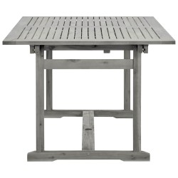 Table à dîner de jardin (150-200)x100x75cm Bois d'acacia massif 568877568877