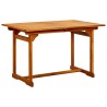 Table à dîner de jardin (120-170)x80x75 cm Bois d'acacia massif 568878568878