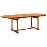 Table à dîner de jardin (160-240)x100x75cm Bois d'acacia massif 568880568880