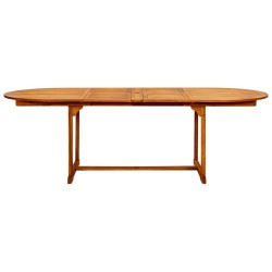 Table à dîner de jardin (160-240)x100x75cm Bois d'acacia massif 568880568880