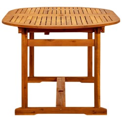 Table à dîner de jardin (160-240)x100x75cm Bois d'acacia massif 568880568880
