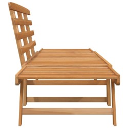 Banc de jardin 2-en-1 190 cm Bois solide d'acacia 568881568881